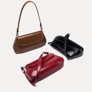 Genuine Leather Underarm Shoulder Bag | FK Wears by Fatima Kazmii